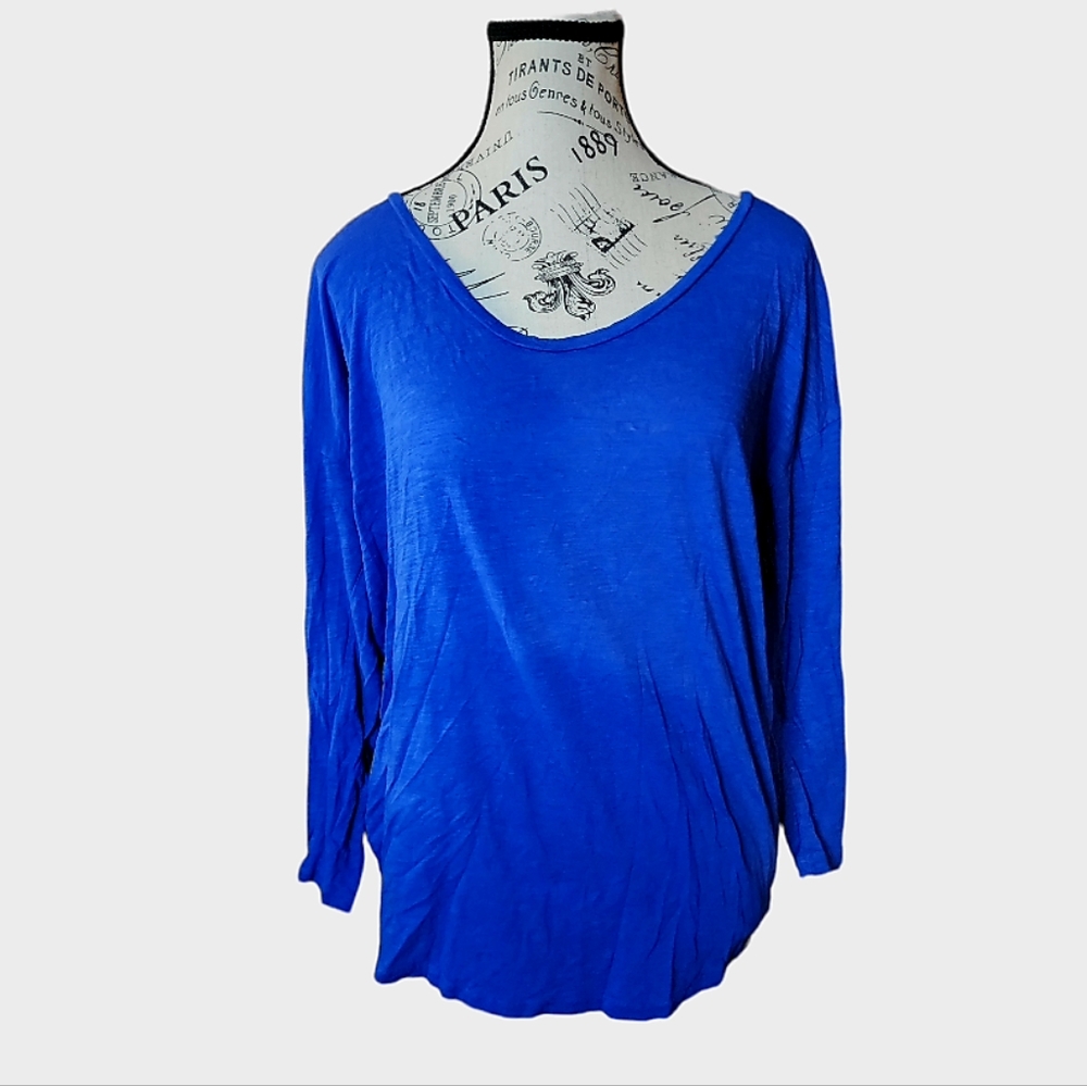 J.Crew Womens Long Sleeve Shirt Blue Size Medium